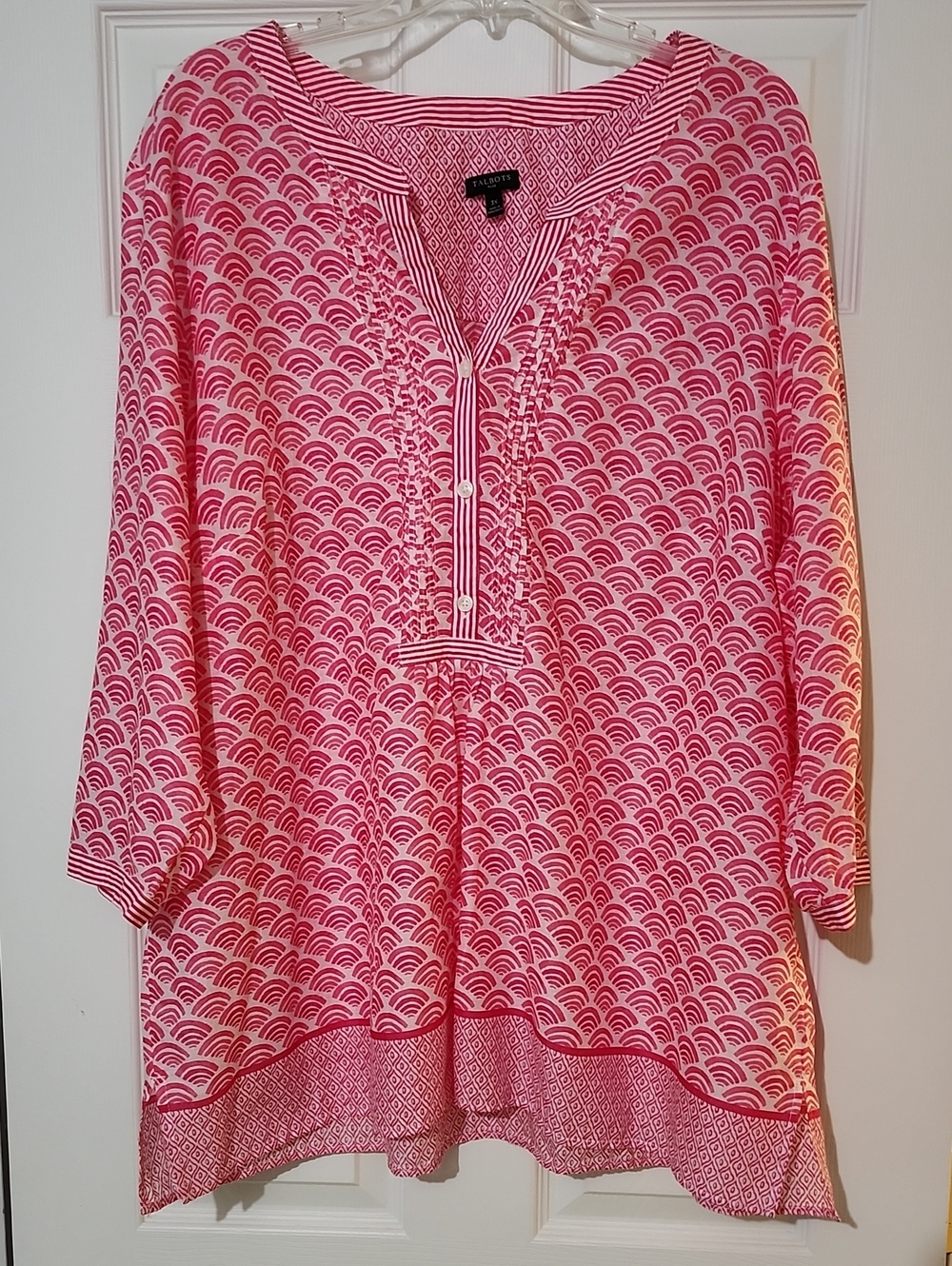 Talbots Woven Cotton Tunic 3X